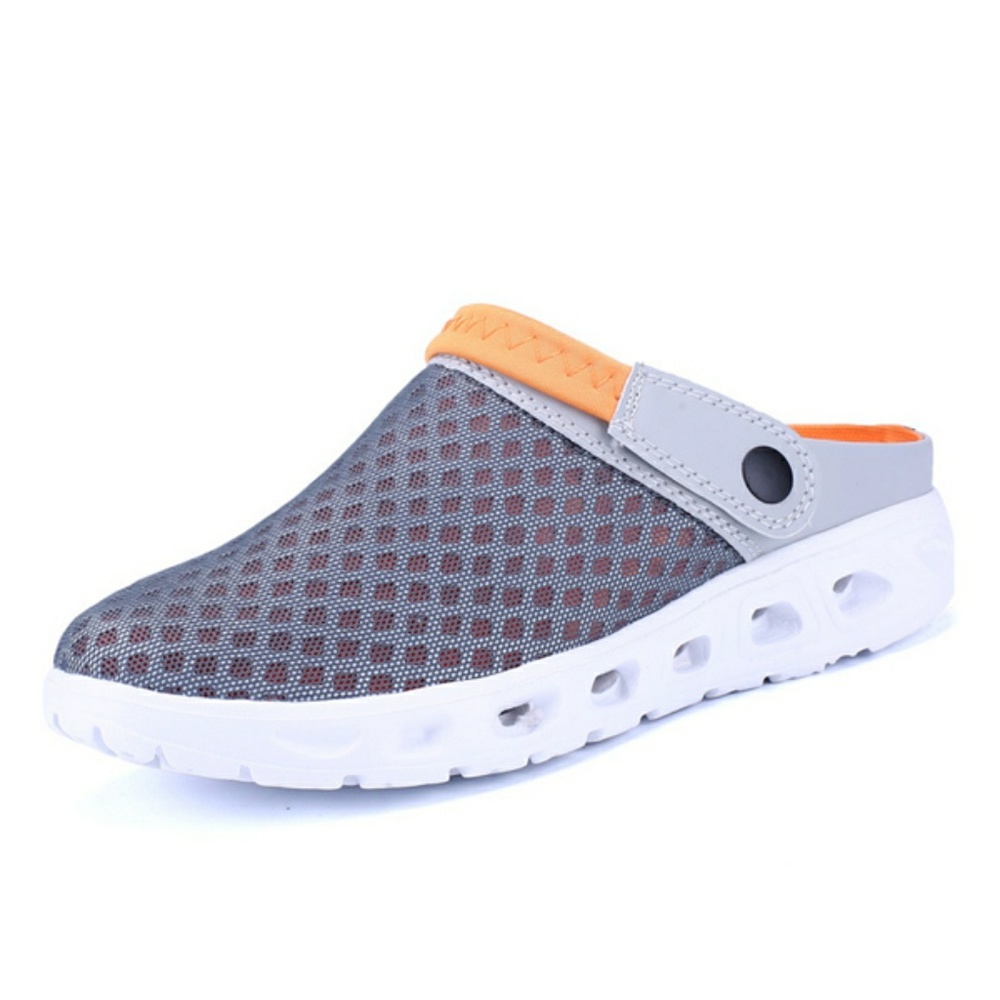 💋1 PR LEFT ❤NEW STYLE❤Grey Clogs/Slip on stylish